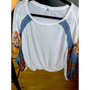 Long sleeve free people tee